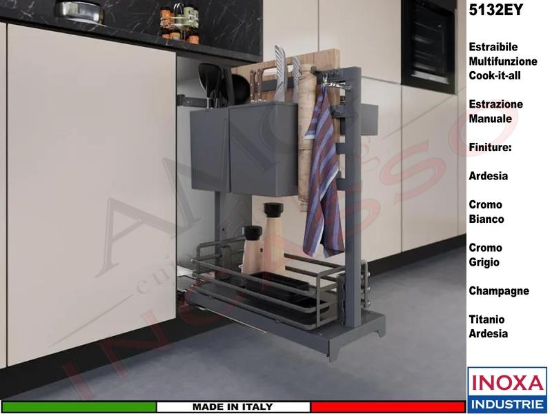 Cestello Multifunzioni Estrazione Manuale ELLITE 5132EA/30 Base 30 varie Finiture